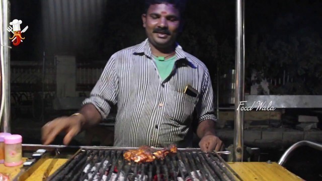 'Mama Grill Chicken - Late Night tandoori chicken in guntur || street food Videos'