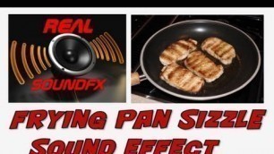 'Frying pan sizzle sound effect - realsoundFX'