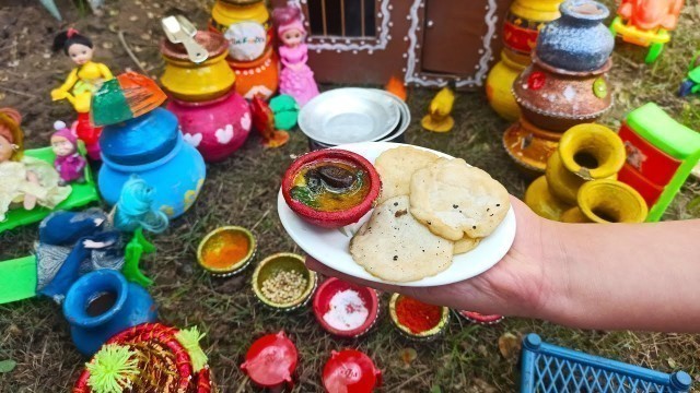 'Miniature Sambar  + Idli recipe | Miniature Food Cooking | Mini Food | Tiny Cooking | Mini Foodkey'