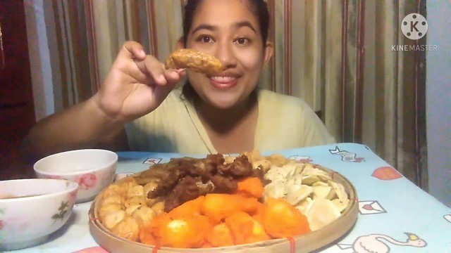 'Vlog#2 STREET FOOD MUKBANG | FISHBALL, KIKIAM, SQUIDBALLS, CHICKEN BALLS, KWEK KWEK, CHICKEN SKIN'