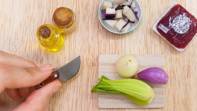 'How To Make Beef Kare Kare | ASMR Cooking Miniature Food'