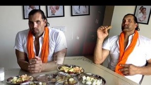 'CWE | Great khali diet plan for a day  ( Full video )'