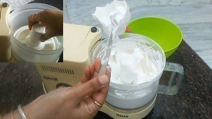 '5 min. Whip Cream in Food Processor / How to make perfect whip cream in food processor'