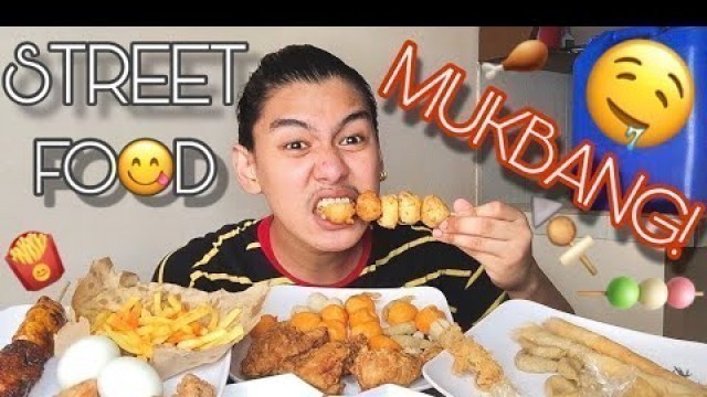 'FILIPINO STREET FOOD MUKBANG | Penoy, Kwek-Kwek, Calamares, Turon, Kikiam, ect'