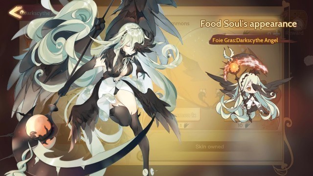 'Food Fantasy Game - Darkscythe Angel Skin (Indonesia - English Subtitles)'