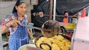 'India\'s Fastest Lady Vendor | Ragda Pattice Pav for Rs 17 | Indian Street Food'