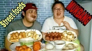 'FILIPINO STREET FOOD MUKBANG | Balut, Squid balls, Kikiam, Hotdogs at iba pa