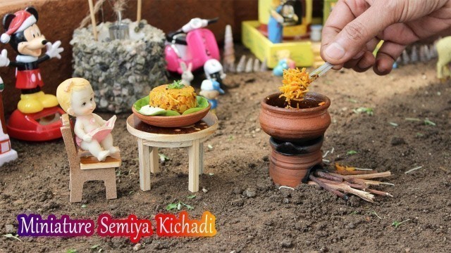 'Miniature Semiya Kichadi/Upma Recipe - Tiny Foods - Miniature Cooking - Mini Foods - MMF E#49'