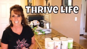 'My Starter Kit With Thrive Life Freeze Dried Foods'