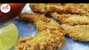 'Chicken fingers recipe by Food Lover || crispy chicken fingers'