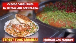 'Mumbai India Cheese Dabeli Bhel | Street Food Mumbai | by Humayunn Peerzaada'