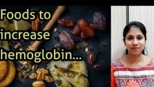 'Foods to increase hemoglobin level in 30 days|Natural foods to increase hemoglobin level tamil'