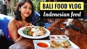 'What to eat in Bali | Bali Food Vlog | Indonesian Street food | Anagha Mirgal'