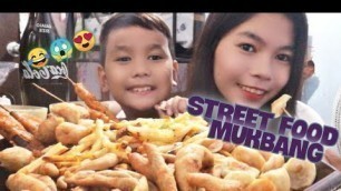 'FILIPINO STREET FOOD MUKBANG!! //FRIES,FISHBALL,KIKIAM, DUGO,ISAW'