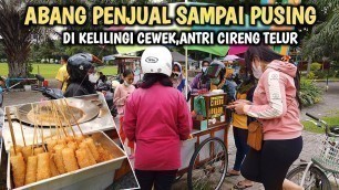 '500 TUSUK LUDES! CIRENG TELUR VIRAL!! ANTRI SESUAI URUTANNYA - Indonesian Street Food'