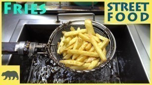 'Frying the Crispy Masala French Fries | Hyderabad Street Food'