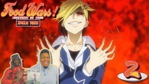 'CAN SOMA STAND THE HEAT?! Food Wars! Shokugeki No Soma: Season 3 - Episode 2 | Reaction'