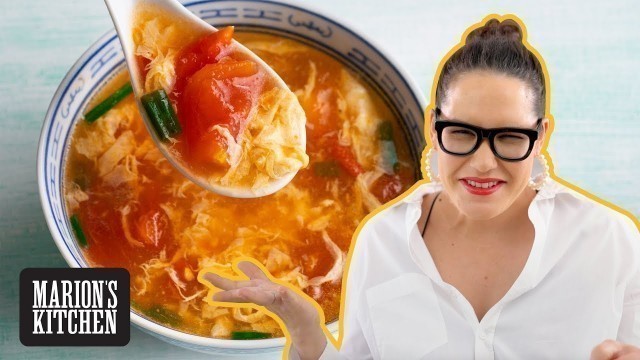 'Yes I\'m PREGNANT! Here\'s what I\'ve been cooking | 10-minute Tomato Egg Drop Soup | Marion\'s Kitchen'