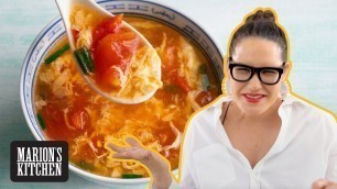 'Yes I\'m PREGNANT! Here\'s what I\'ve been cooking | 10-minute Tomato Egg Drop Soup | Marion\'s Kitchen'