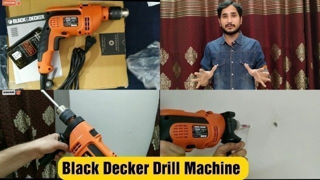 'Black & Decker Reversible Hammer Drill | Unboxing, Features and Use | Best Drill Machine for DIY'