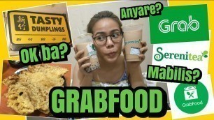 'Try natin GRAB FOOD+How to Book Grab Food'