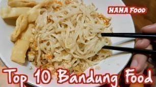 'Top 10 Bandung Food You must Try - Indonesian Street Food - CHEAP and Delicious'