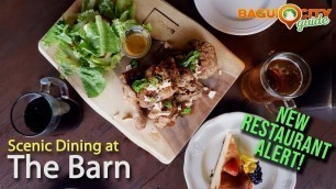 'New Restaurant Alert | The Barn | Where to Eat in Baguio | Baguio Vlogs |  Baguio City Guide'