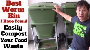 'Best Worm Bin I Have Ever Found - Easily Compost Your Food Waste'