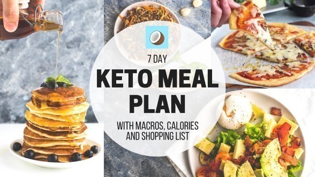 'KETOGENIC DIET Meal Plan - 7 DAY FULL MEAL PLAN for KETO'