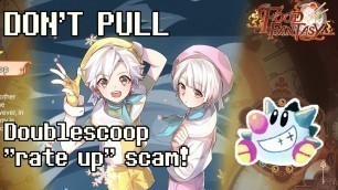 'Food Fantasy: Doublescoop rate up is a TRAP! Do not pull!'