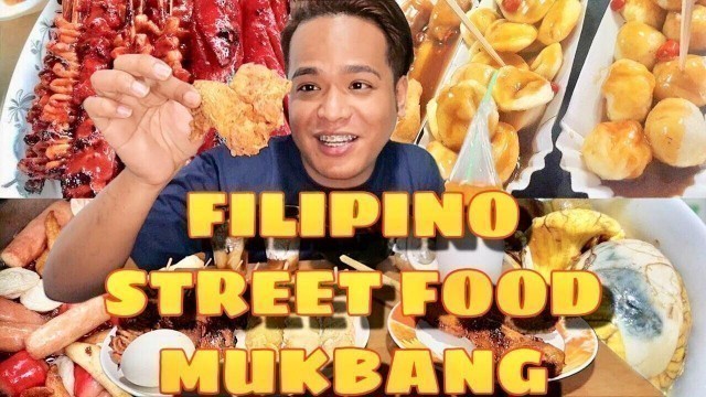 'PINOY STREET FOOD MUKBANG (Fishball, Kikiam, Isaw, Bananaque, Balut)'