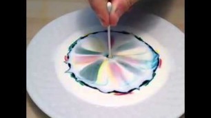 'What happens when you combine milk, food coloring and dish soap'