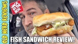 'Jack In The Box Fish Sandwich REVIEW 