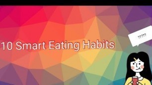 '10 Smart Eating Habits by DIET FITNESS MANTRA'