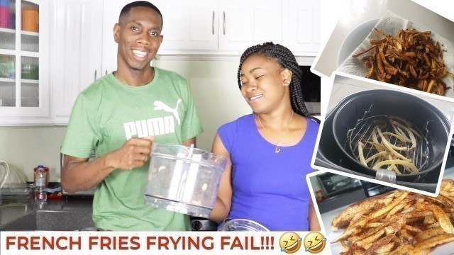 'Making French Fries with the Breville Sous Chef Food Processor - Frying FAIL! 