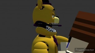 '[fnaf/prisma3d] #vaportrynottolaugh hot food , but its fredbear instead of michael rosen'