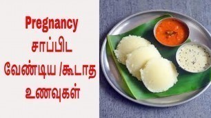 'Pregnancy சாப்பிட வேண்டிய கூடாத உணவுகள் | Pregnancy foods in tamil'