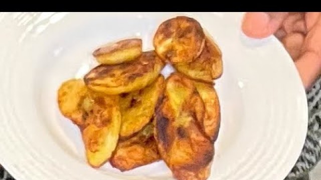 'How to make Fried plantain shallow frying method'