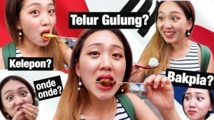 'Korean Tried Indonesian Street Food Part2 || Yogyakarta Vlog