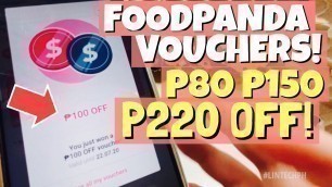 'Foodpanda Vouchers July 2020 | COVID19 Tipid Tips Philippines #foodpanda #vouchers #grabfood codes'