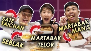 'TOMO COBAIN STREET FOOD INDONESIA! (MARTABAK, SEBLAK, DLL)'