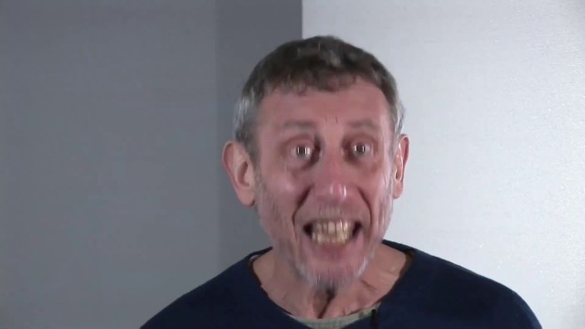 'when michael rosen puts hd versions of old videos but he didnt include hot food'