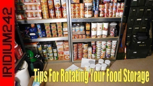 'Prepper Tips For Rotating Your Food Storage!'