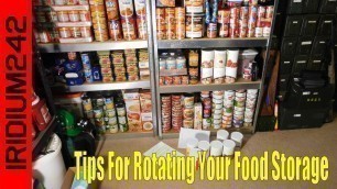 'Prepper Tips For Rotating Your Food Storage!'