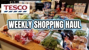 'TESCO GROCERY HAUL & FAMILY MEAL PLAN 