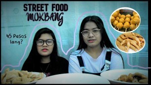 'Street food Mukbang (Fishball at kikiam lang HAHAHA) | Tel and Tina'