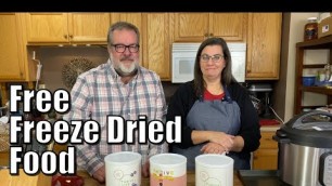 'FREE Thrive Life Freeze Dried Food'