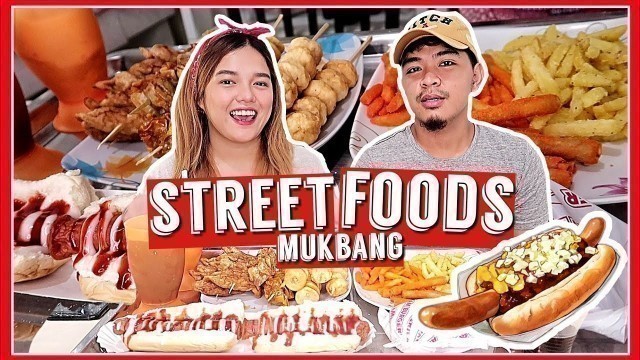 'FILIPINO STREET FOOD MUKBANG! (FRIED SIOMAI, FISH BALL, KIKIAM, etc!) | Philippines'