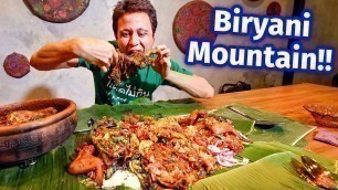 'Extreme Malaysian Food!! BIRYANI MOUNTAIN + Smoked Goat Leg - Unseen Eating Experience!!'