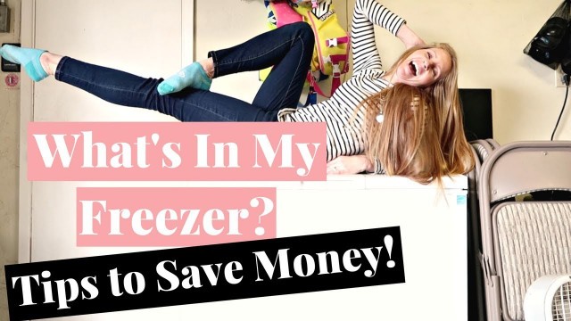 'What\'s In My Freezer | Tips for Freezing Food to Save Money on Groceries Without Coupons!'